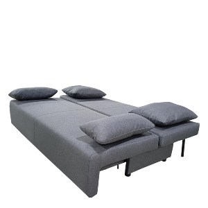 Artelibre - 14290095 ΚΑΝΑΠΕΣ ΚΡΕΒΑΤΙ ΤΡΙΘΕΣΙΟΣ ARTELIBRE URBAN LOUNGE 3S ΓΚΡΙ ΥΦΑΣΜΑ 194X93X72CM