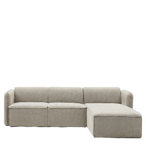 Artelibre - 14300040 ΚΑΝΑΠΕΣ ΓΩΝΙΑΚΟΣ ΑΝΑΣΤΡΕΨΙΜΟΣ ARTELIBRE MAFFEI ΜΠΕΖ ΥΦΑΣΜΑ 268X163X76CM