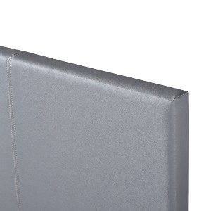 Artelibre - 14320002 ΚΡΕΒΑΤΙ ARTELIBRE AZALEA ΓΚΡΙ PU 213X131X88CM (ΣΤΡΩΜΑ 120X200CM)