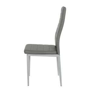 Artelibre - 14320016 ΚΑΡΕΚΛΑ ARTELIBRE ROSE ΣΚΟΥΡΟ ΓΚΡΙ PVC 53X39X96CM