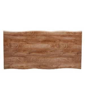 Artelibre - 14320044 ΤΡΑΠΕΖΙ ΤΡΑΠΕΖΑΡΙΑΣ ARTELIBRE AOSA HONEY MAPLE/ΜΑΥΡΟ MDF/ΜΕΤΑΛΛΟ 160X90X76CM