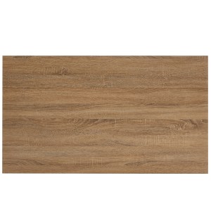 Artelibre - 14320048 ΤΡΑΠΕΖΙ ΤΡΑΠΕΖΑΡΙΑΣ ARTELIBRE MINOS SONOMA/ΛΕΥΚΟ ΜΕΤΑΛΛΟ/ΜΟΡΙΟΣΑΝΙΔΑ 120X70X75CM