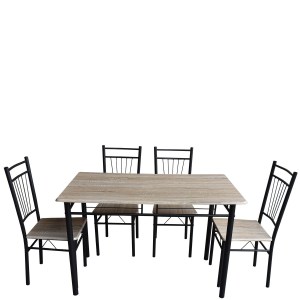 Artelibre - 14370001 ΤΡΑΠΕΖΙ ΣΕΤ (4+1) ARTELIBRE BLUE DAWN SONOMA 120X68X75CM