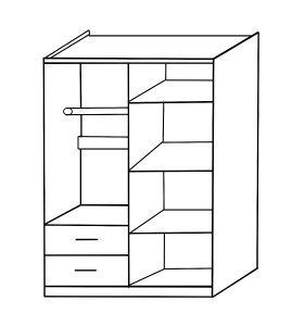 Artelibre - 14370021 ΝΤΟΥΛΑΠΑ ARTELIBRE CANDY CANE ΦΥΣΙΚΟ ΧΡΩΜΑ 160X50X195CM