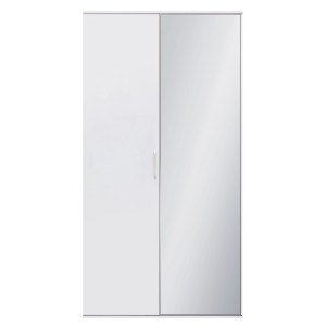 Artelibre - 14370102 ΠΑΠΟΥΤΣΟΘΗΚΗ OLIVIA ΛΕΥΚΟ ΜΟΡΙΟΣΑΝΙΔΑ/ΜΕΛΑΜΙΝΗ 60X32X180CM