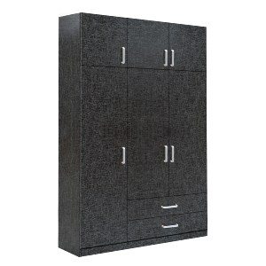 Artelibre - 14370141 ΝΤΟΥΛΑΠΑ ARTELIBRE BENGTA ΜΑΥΡΟ ΜΟΡΙΟΣΑΝΙΔΑ 150X60X240CM