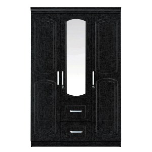 Artelibre - 14370193 ΝΤΟΥΛΑΠΑ ARTELIBRE PROTEA ΜΑΥΡΟ ΜΟΡΙΟΣΑΝΙΔΑ 120X50X195CM