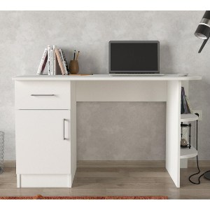 Artelibre - 14410019 ΓΡΑΦΕΙΟ ARTELIBRE GAVDOS ΛΕΥΚΟ 120X52X75CM