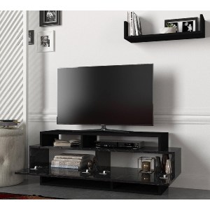 Artelibre - 14410089 ΕΠΙΠΛΟ ΤΗΛΕΟΡΑΣΗΣ ARTELIBRE SARAKINO ΜΑΥΡΟ 120X30X44CM