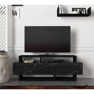 Artelibre - 14410089 ΕΠΙΠΛΟ ΤΗΛΕΟΡΑΣΗΣ ARTELIBRE SARAKINO ΜΑΥΡΟ 120X30X44CM