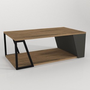 Artelibre - 14410187 ΤΡΑΠΕΖΑΚΙ ΣΑΛΟΝΙΟΥ ARTELIBRE TINOS ΦΥΣΙΚΟ/ΑΝΘΡΑΚΙ ΜΟΡΙΟΣΑΝΙΔΑ/ΜΕΛΑΜΙΝΗ 100X55X36CM