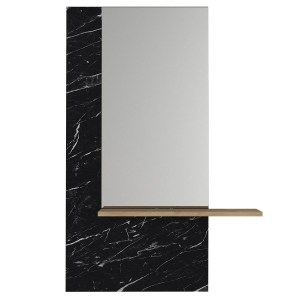 Artelibre - 14410300 ΕΠΙΠΛΟ ΕΙΣΟΔΟΥ ARTELIBRE AOKI ΜΑΥΡΟ/ΦΥΣΙΚΟ ΜΟΡΙΟΣΑΝΙΔΑ/ΜΕΛΑΜΙΝΗ 60X15X120CM