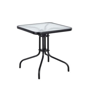 Artelibre - 14450041 ΤΡΑΠΕΖΙ ΜΕΤΑΛΛΙΚΟ ARTELIBRE MARS ΜΑΥΡΟ 60X60X70CM