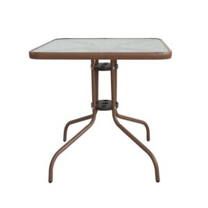 Artelibre - 14450046 ΤΡΑΠΕΖΙ ΜΕΤΑΛΛΙΚΟ MARS ΚΑΦΕ 70X70X70CM