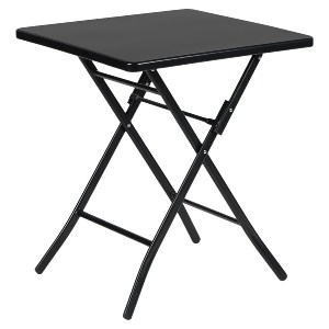 Artelibre - 14450079 ΤΡΑΠΕΖΙ ΚΗΠΟΥ ARTELIBRE ASTRA ΜΑΥΡΟ ΜΕΤΑΛΛΟ 60X60X70CM