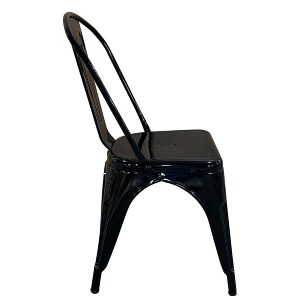 Artelibre - 14600120 ΚΑΡΕΚΛΑ ARTELIBRE ΒΙΟΜΗΧΑΝΙΚΟΥ ΤΥΠΟΥ VINTAGE TOLIKO ΜΑΥΡΟ ΜΕΤΑΛΛΟ 44X49X84CM