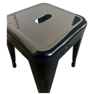 Artelibre - 14600129 ΣΚΑΜΠΟ ARTELIBRE ΒΙΟΜΗΧΑΝΙΚΟΥ ΤΥΠΟΥ VINTAGE VELINO ΜΑΥΡΟ ΜΕΤΑΛΛΟ 38X38X45CM