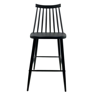 Artelibre - 14600189 ΣΚΑΜΠΟ BAR ARTELIBRE MARANTA ΜΑΥΡΟ PP/ΜΕΤΑΛΛΟ 45X46X97CM