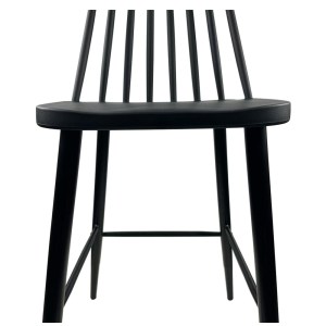 Artelibre - 14600189 ΣΚΑΜΠΟ BAR ARTELIBRE MARANTA ΜΑΥΡΟ PP/ΜΕΤΑΛΛΟ 45X46X97CM