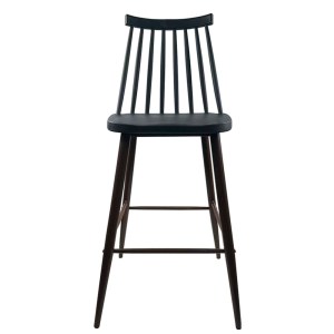 Artelibre - 14600191 ΣΚΑΜΠΟ BAR ARTELIBRE MARANTA ΜΑΥΡΟ/ΚΑΡΥΔΙ PP/ΜΕΤΑΛΛΟ 45X46X97CM