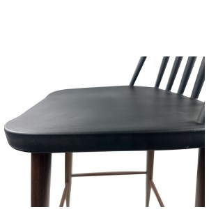 Artelibre - 14600191 ΣΚΑΜΠΟ BAR ARTELIBRE MARANTA ΜΑΥΡΟ/ΚΑΡΥΔΙ PP/ΜΕΤΑΛΛΟ 45X46X97CM