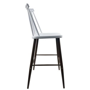 Artelibre - 14600192 ΣΚΑΜΠΟ BAR ARTELIBRE MARANTA ΛΕΥΚΟ/ΚΑΡΥΔΙ PP/ΜΕΤΑΛΛΟ 45X46X97CM
