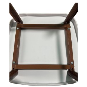 Artelibre - 14600192 ΣΚΑΜΠΟ BAR ARTELIBRE MARANTA ΛΕΥΚΟ/ΚΑΡΥΔΙ PP/ΜΕΤΑΛΛΟ 45X46X97CM