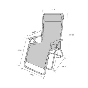 Artelibre - 14660001 ΠΟΛΥΘΡΟΝΑ ΠΑΡΑΛΙΑΣ ARTELIBRE ΠΤΥΣΣΟΜΕΝΗ ΜΕΤΑΛΛΟ/ΥΦΑΣΜΑ 68X58X110CM