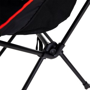 Artelibre - 14660028 ΚΑΡΕΚΛΑ ΠΑΡΑΛΙΑΣ KAUAI ΜΑΥΡΟ/ΚΟΚΚΙΝΟ ΜΕΤΑΛΛΟ/ΥΦΑΣΜΑ 55X44X89CM