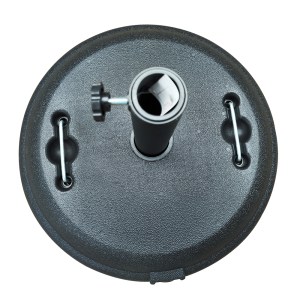 Artelibre - 14660079 ΒΑΣΗ ΟΜΠΡΕΛΑΣ ARTELIBRE KODIAK 22KG ΜΑΥΡΟ ΤΣΙΜΕΝΤΟ/ΠΛΑΣΤΙΚΟ 46.5X33CM