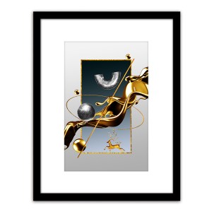 Artelibre - 14680088 ΠΙΝΑΚΑΣ ΣΕ ΚΟΡΝΙΖΑ ΠΛΑΣΤΙΚΟ ABSTRACT 35X45X1.8CM