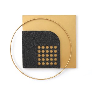 Artelibre - 14710023 ΔΙΑΚΟΣΜΗΤΙΚΟ ΤΟΙΧΟΥ ΓΕΩΜΕΤΡΙΚΑ ΣΧΗΜΑΤΑ ΜΕΤΑΛΛΟ 65X63X4.5CM