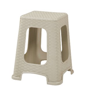 Artelibre - 14720021 ΣΚΑΜΠΟ ΡΑΤΑΝ ARTELIBRE ΜΠΕΖ ΠΛΑΣΤΙΚΟ 35X35X46CM