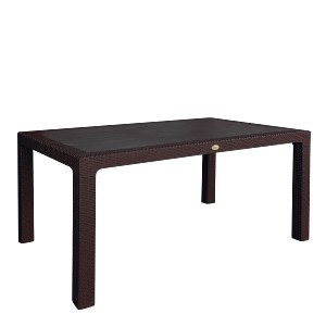 Artelibre - 14720032 ΤΡΑΠΕΖΙ ΚΗΠΟΥ ARTELIBRE ECO ΚΑΦΕ ΑΝΑΚΥΚΛΩΜΕΝΟ PP 150X90X74CM