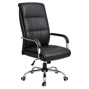 Artelibre - 14750002 ΚΑΡΕΚΛΑ ΓΡΑΦΕΙΟΥ ARTELIBRE PAISLEY ΜΑΥΡΟ PU 74X63X115-123CM