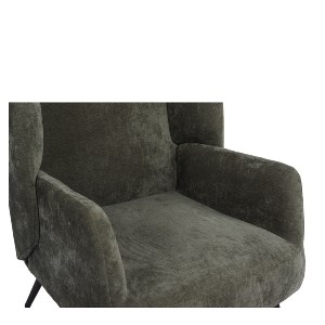Artelibre - 14770083 ΠΟΛΥΘΡΟΝΑ ARTELIBRE NORA ΠΡΑΣΙΝΟ ΥΦΑΣΜΑ/ΜΕΤΑΛΛΟ 100X80X89CM