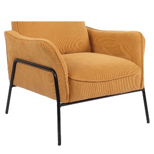 Artelibre - 14770107 ΠΟΛΥΘΡΟΝΑ ARTELIBRE ELAN ΠΟΡΤΟΚΑΛΙ ΥΦΑΣΜΑ ΚΟΤΛΕ/ΜΕΤΑΛΛΟ 94X77X82CM