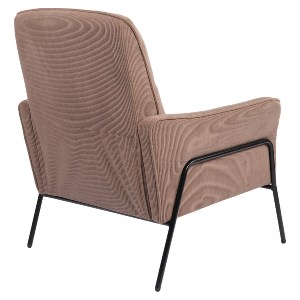 Artelibre - 14770112 ΠΟΛΥΘΡΟΝΑ ARTELIBRE ELAN TAUPE ΥΦΑΣΜΑ ΚΟΤΛΕ/ΜΕΤΑΛΛΟ 94X77X82CM