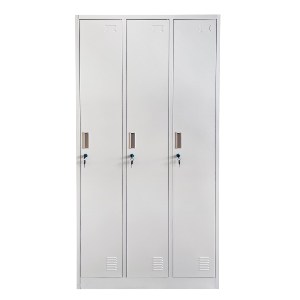 Artelibre - 14800013 ΝΤΟΥΛΑΠΑ ΤΡΙΦΥΛΛΗ ARTELIBRE EARWEN ΑΝΟΙΧΤΟ ΓΚΡΙ ΜΕΤΑΛΛΟ 90X45X185CM