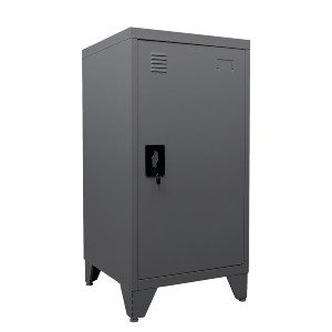 Artelibre - 14800021 ΦΟΡΙΑΜΟΣ ARTELIBRE LEGOLIN ΣΚΟΥΡΟ ΓΚΡΙ ΜΕΤΑΛΛΟ 50X50X90CM