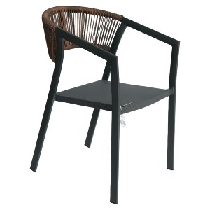 Artelibre - 14840102 ΠΟΛΥΘΡΟΝΑ ΚΗΠΟΥ ARTELIBRE FIJI ΑΝΘΡΑΚΙ/ΦΥΣΙΚΟ ΑΛΟΥΜΙΝΙΟ/RATTAN 56X60X78CM