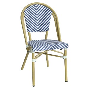 Artelibre - 14840153 ΠΟΛΥΘΡΟΝΑ ΚΗΠΟΥ ARTELIBRE BIMINI ΜΠΛΕΛΕΥΚΟ/ΦΥΣΙΚΟ ΑΛΟΥΜΙΝΙΟ/TEXTILENE 46X55X88CM
