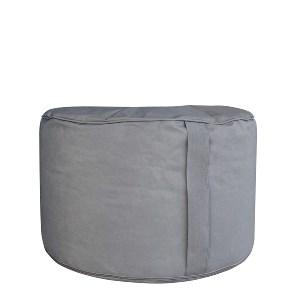 Artelibre - 14860030 ΠΟΥΦ ΣΚΑΜΠΟ ORIANE 100% ΑΔΙΑΒΡΟΧΟ ΜΕ UV ΠΡΟΣΤΑΣΙΑ ΑΠΟΣΠΩΜΕΝΟ ΚΑΛΥΜΜΑ ΓΚΡΙ ΥΦΑΣΜΑ 60X60X34CM