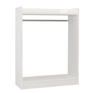 Artelibre - 14870034 ΚΡΕΜΑΣΤΡΑ ΔΑΠΕΔΟΥ AADAN ΛΕΥΚΟ ΜΟΡΙΟΣΑΝΙΔΑ/ΜΕΤΑΛΛΟ 93.5X36X120CM