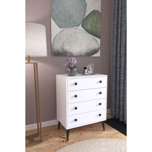 Artelibre - 14870053 ΣΥΡΤΑΡΙΕΡΑ AMARI ΛΕΥΚΟ ΜΟΡΙΟΣΑΝΙΔΑ 72X43X96CM