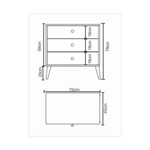 Artelibre - 14870054 ΣΥΡΤΑΡΙΕΡΑ AMARI ΔΡΥΣ ΜΟΡΙΟΣΑΝΙΔΑ 72X43X79CM