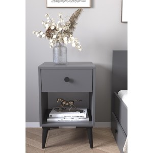 Artelibre - 14870058 ΚΟΜΟΔΙΝΟ AMARI ΑΝΘΡΑΚΙ ΜΟΡΙΟΣΑΝΙΔΑ 43X43X67.5CM
