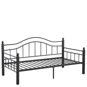 Artelibre - 14920035 ΚΑΝΑΠΕΣ ΚΡΕΒΑΤΙ ARTELIBRE PECOS ΜΑΥΡΟ ΜΕΤΑΛΛΟ ΓΙΑ ΣΤΡΩΜΑ 90X190CM