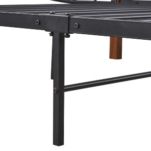 Artelibre - 14920040 ΚΡΕΒΑΤΙ ΗΜΙΔΙΠΛΟ ARTELIBRE ARROWHEAD ΜΑΥΡΟ/ΚΑΡΥΔΙ ΜΕΤΑΛΛΟ ΓΙΑ ΣΤΡΩΜΑ 120X200CM