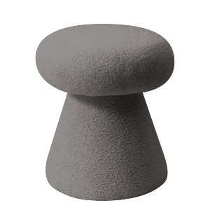 Artelibre - 14940008 ΣΚΑΜΠΟ ARTELIBRE TRIACYTIS ΓΚΡΙ ΥΦΑΣΜΑ TEDDY 38X38X42CM